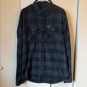 DIXXON Black Heritage Flannel Shirt